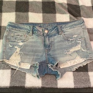 American Eagle Superlow shortie size 8